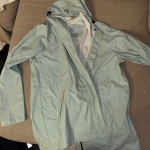 32 Degrees Light Mint Green Hooded Utility Jacket